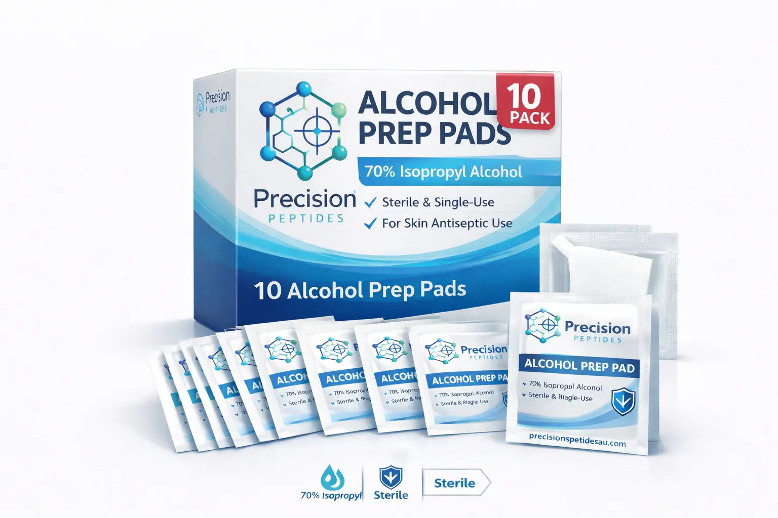 Alcohol Wipes (10 Pack)